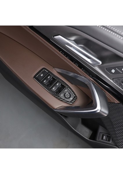 Bmw X1 U11 2023 2024 Araba Penceresi Asansör Anahtarı Düğmeleri Çerçeve Kapak Döşeme Stickers Aksesuarları Abs Karbon Fiber (Yurt Dışından) fiyatları