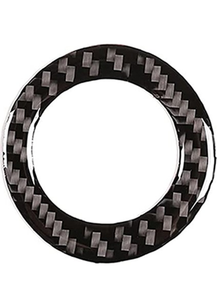 Toyota Hilux 2015 2016 2017 2018 2019 2020 2021 Aksesuarlar Için Karbon Fiber Araba Anahtar Halkası Başlangıç Anahtar Trim Sticker (Yurt Dışından)