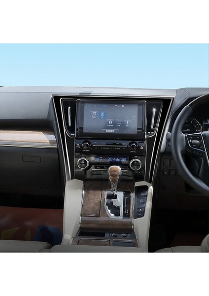 Toyota Alphard/vellfire 30 Serisi 2016-2023 Navigasyon Çerçevesi Merkezi Kontrol Ekran Trim Çerçeve Parlak Siyah (Yurt Dışından) fiyatları