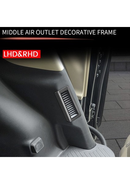 Toyota Alphard Vellfire 40 Serisi 2023+ Karbon Fiber Araba Orta Sıra Hava Outlet Trim Çerçeve Araç Iç Aksesuarları (Yurt Dışından) indirimleri