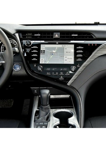 Toyota Camry Için 2018 2018 2019 2020 Karbon Fiber Iç Konsol Konsolu Gösterge Paneli Panel Çerçevesi Çıkartma Kapağı Döşeme (Yurt Dışından) fırsatları