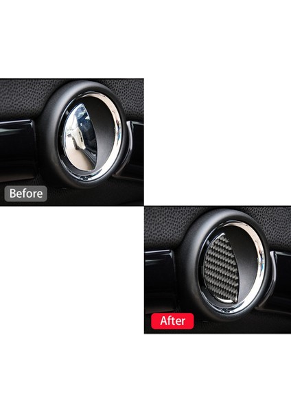 4x Karbon Fiber Araba Iç Kapı Kolu Çıkartmaları Mini Cooper Için Dekal Dekor (Yurt Dışından) fırsatları