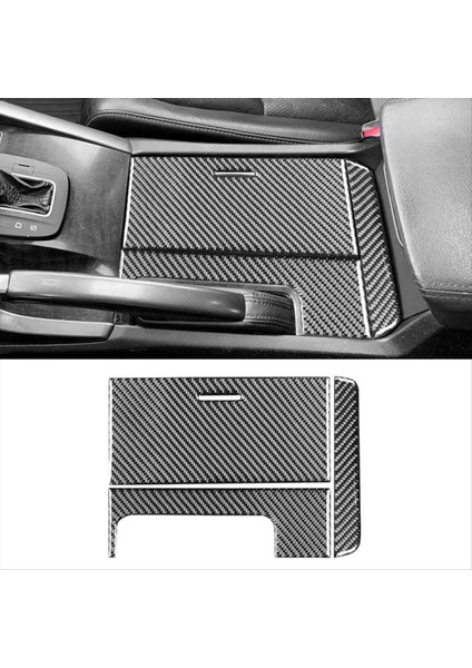 Acura Tsx 2009-2014 Için Lhd Karbon Fiber Merkezi Konsol Kupası Tutucu El Freni Paneli Trim Iç Aksesuarlar (Yurt Dışından) fırsatları