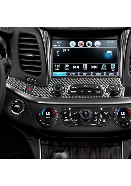 Chevy Impala Için 2014-2020 Yumuşak Karbon Fiber Merkezi Kontrol Düğmesi Kapak Çerçevesi Panel Trim Sticker Aksesuarları (Yurt Dışından) indirimleri