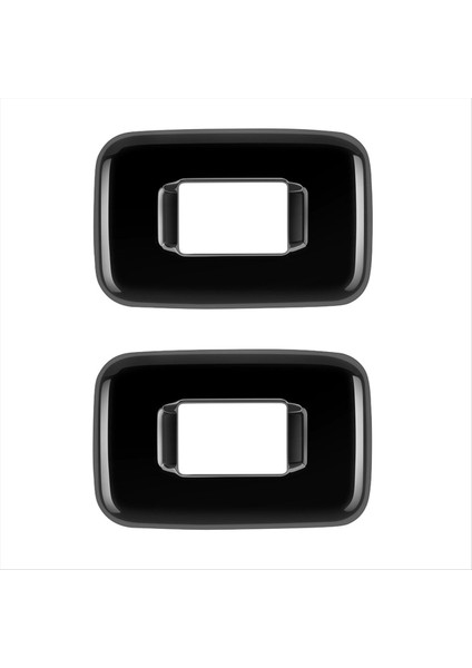 Toyota Alphard/vellfire Için 40 Serisi 2023+ Yüksek Yapılandırma Araba Orta Sıra Koltuk Yan Düğme Çerçevesi Parlak Siyah (Yurt Dışından)