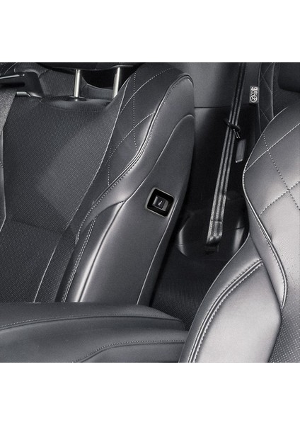 Toyota Alphard/vellfire Için 40 Serisi 2023+ Yüksek Yapılandırma Araba Orta Sıra Koltuk Yan Düğme Çerçevesi Parlak Siyah (Yurt Dışından) indirimleri