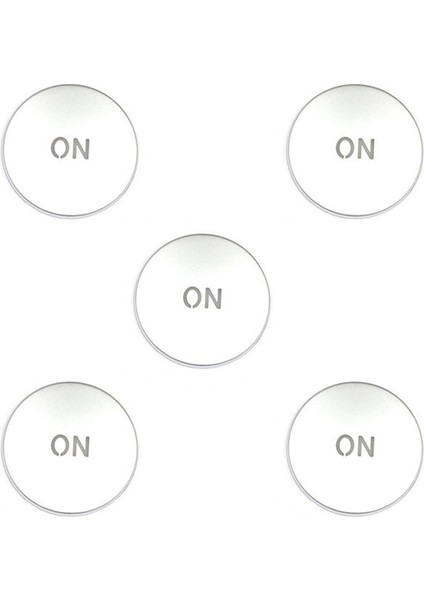 5x Araç Konsolu Hacmi Multimedya Anahtar Düğmesi Kapak Benz W204 C180 E260 ML350 GLK200 Iç Aksesuarlar (Yurt Dışından)