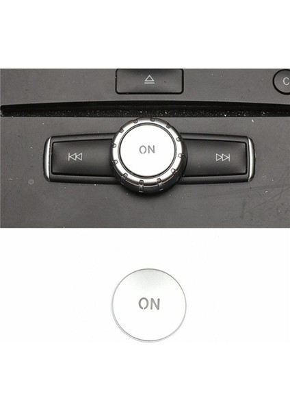 5x Araç Konsolu Hacmi Multimedya Anahtar Düğmesi Kapak Benz W204 C180 E260 ML350 GLK200 Iç Aksesuarlar (Yurt Dışından) fırsatları