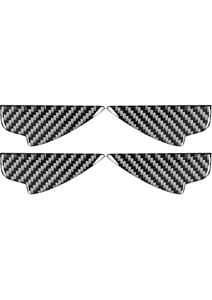 Mazda 3 Axela 2017 2018 Aksesuarları Için Yumuşak Karbon Fiber Iç Kapı Koyu Kase Panel Kapak Döşeme (Yurt Dışından)