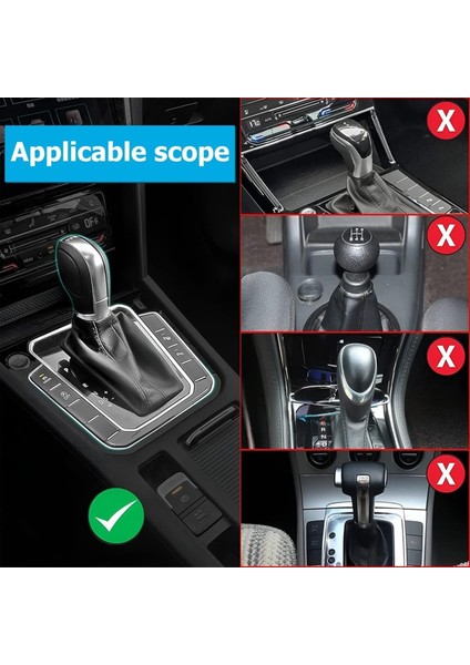 Araba Dişli Vites Düğmesi Kapağı Kayma Önleyici Otomatik Düğme Dişli Çubuk Koruyucusu Evrensel Araç Iç Aksesuarları (Bej) (Yurt Dışından) modelleri