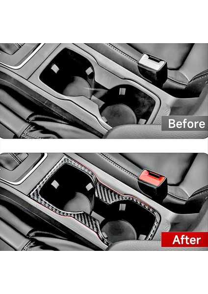 Ford Ranger Için 2019-2022 Karbon Fiber Otomobil Merkezi Konsol Kupa Tutucu Kapak Trim Iç Aksesuarlar (Yurt Dışından) fırsatları