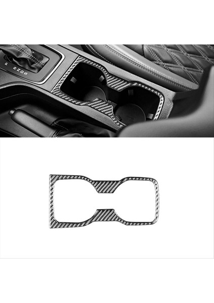 Ford Ranger Için 2019-2022 Karbon Fiber Otomobil Merkezi Konsol Kupa Tutucu Kapak Trim Iç Aksesuarlar (Yurt Dışından) indirimleri