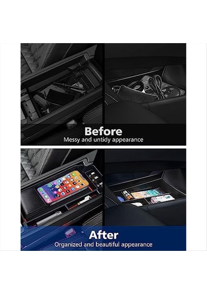 Nissan Rogue 2021 2022 2023 Merkez Konsolu Konsol Konsolu Konsolu Tepsi Koltuk Depolama Kutusu Konsol Alt Saklama Kutusu (Yurt Dışından) fırsatları