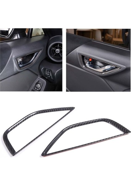 Toyota 86 Subaru Brz 2022 Karbon Fiber Araç Iç Kapı Tutucu Çerçeve Dekoratif Sticker Iç Aksesuarlar (Yurt Dışından) fiyatları