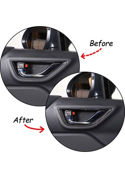 Toyota 86 Subaru Brz 2022 Karbon Fiber Araç Iç Kapı Tutucu Çerçeve Dekoratif Sticker Iç Aksesuarlar (Yurt Dışından) modelleri