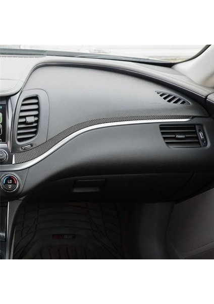 Chevy Impala Için 2014-2020 Yumuşak Karbon Fiber Araç Ko-Pilot Gösterge Tablosu Trim Şerit Kapak Döşeme Sticter Aksesuarları (Yurt Dışından) indirimleri