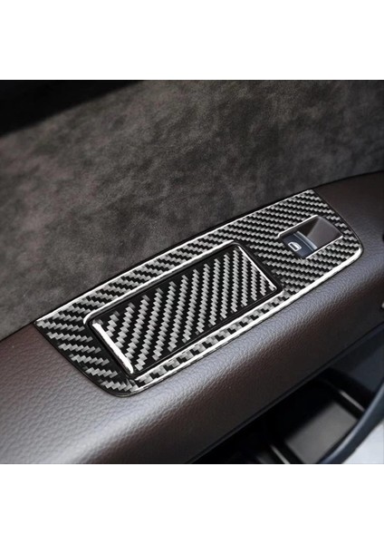 Audi Q7 2007-2015 Için Lhd Gerçek Yumuşak Karbon Fiber Araba Pencere Anahtarı Kontrol Paneli Kapak Trim Iç Aksesuarları (Yurt Dışından) fırsatları