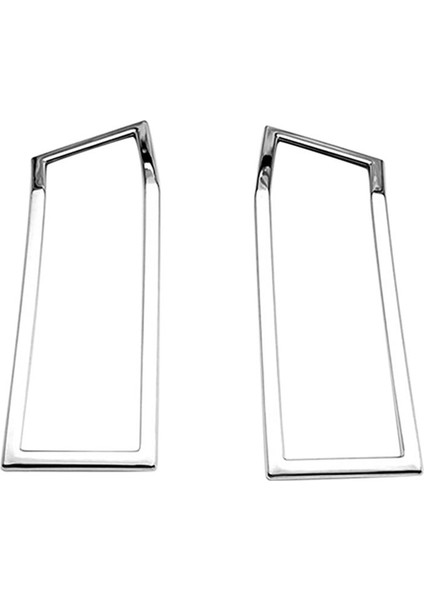 Mitsubishi Delica D5 2020 2021 Araba Krom Arka Reflektör Sis Işık Lamba Kapağı Trim Çerçeve Çerçeve Araba Stil (Yurt Dışından)