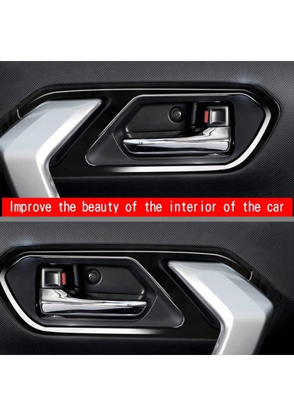 Parlak Siyah Araç Iç Kapı Tutucu Kase Panel Çerçeve Toyota Düzenleme/gr 2020-2022 Için (Yurt Dışından) indirimleri
