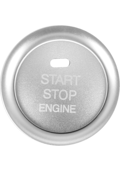 2pc Set Gümüş Alüminyum Anahtarsız Motor Push Başlat Düğmesi ve Mazda 3 Için Dekorasyon Halkası 3 6 Cx-3 Cx-5 Cx-9 Mx-5 W (Yurt Dışından)