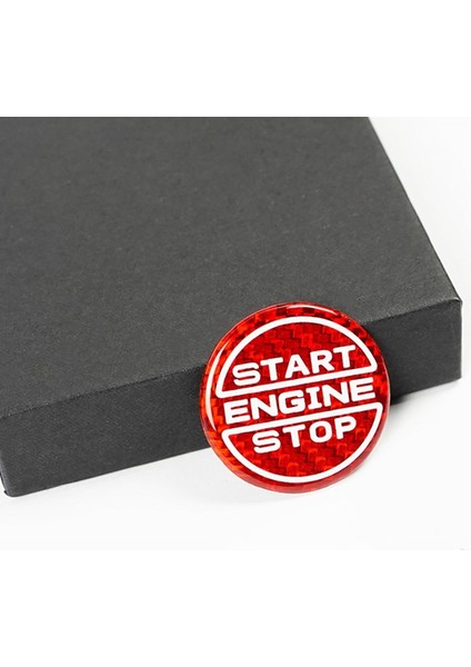 Bir Tıklama Başlat Düğmesi Dekoratif Kapak Etiketi Arabası Iç Aksesuarları Ford Mustang Için Gerçek Karbon Fiber 2024- (Yurt Dışından) fiyatları