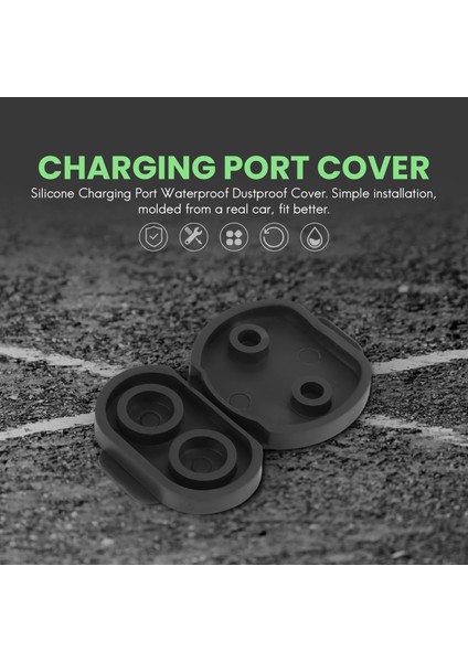 Silikon Şarj Portu Tesla Model 3 2017-2020 Için Su Geçirmez Toz Geçirmez Koruyucu Kapak Model Y-Eur Versiyonu (Yurt Dışından) modelleri