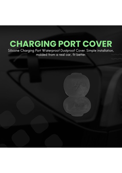 Silikon Şarj Portu Tesla Model 3 2017-2020 Için Su Geçirmez Toz Geçirmez Koruyucu Kapak Model Y-Eur Versiyonu (Yurt Dışından) fırsatları