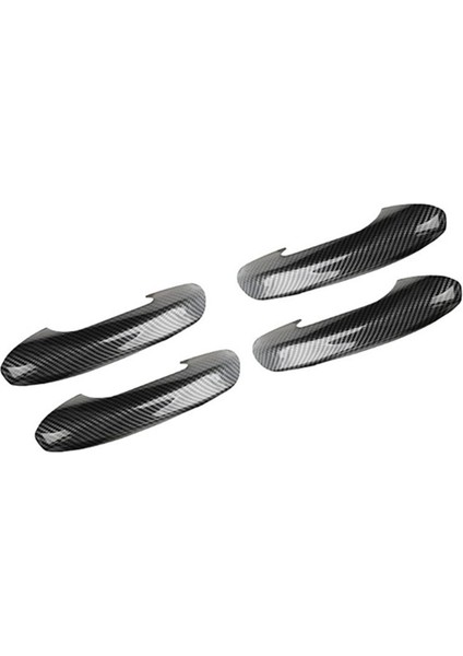 Araba Abs Karbon Fiber Dış Yan Kapı Tutucu Kapak Trim Mercedes Benz C Sınıfı W206 2021 2022 (Yurt Dışından) modelleri