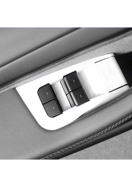 Araba Cam Asansör Anahtarı Panel Kapak Pencere Kontrol Düğmesi Tesla Için Silikon Çerçeve Model Y Juniper 2025 Beyaz Lhd (Yurt Dışından) fırsatları