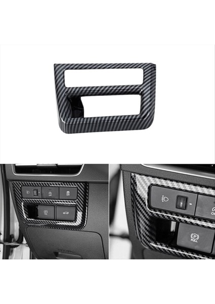 Far Ayarlama Anahtarı Düğmesi Kapak Hyundai Sonata Için Trim 2024 2025 Lhd Aksesuarlar Abs Karbon Fiber (Yurt Dışından) fiyatları