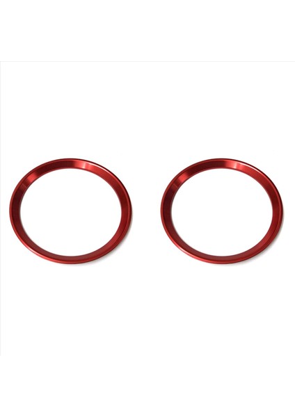 2x Kırmızı Direksiyon Simidi Merkezi Logo Dekorasyon Kapağı Halkası Trim Mercedes Benz C E Cla Glc Gle Sınıf 2015+ (Yurt Dışından)