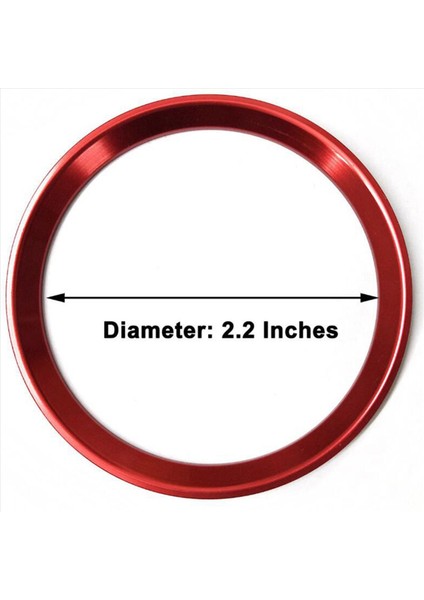 2x Kırmızı Direksiyon Simidi Merkezi Logo Dekorasyon Kapağı Halkası Trim Mercedes Benz C E Cla Glc Gle Sınıf 2015+ (Yurt Dışından) modelleri