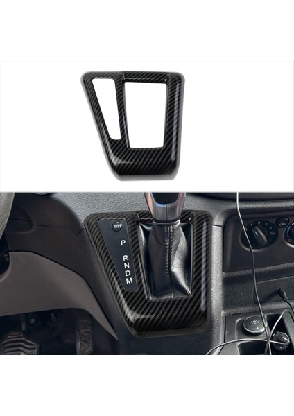 Ford Transit Için Orta Konsol Dişli Vites Paneli Kapak Trim 150 250 350 2015-2019 Karbon Fiber Iç Aksesuarlar (Yurt Dışından) fiyatları