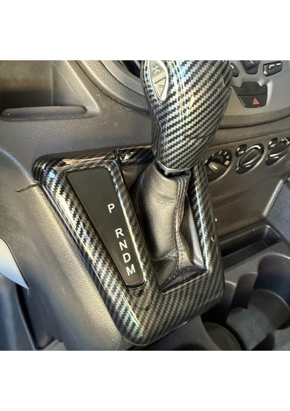 Ford Transit Için Orta Konsol Dişli Vites Paneli Kapak Trim 150 250 350 2015-2019 Karbon Fiber Iç Aksesuarlar (Yurt Dışından) fırsatları