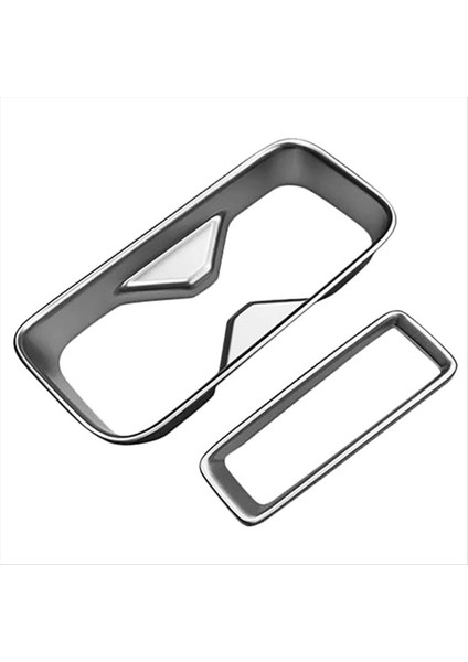 Araba Mat Gümüş Merkez Konsol Su Kupası Tutucu Dekorasyon Kapağı Honda Hrv Hr-V-V Vezel 2021 2022 (Yurt Dışından)