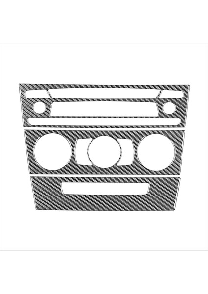 Bmw 1 Serisi Için Karbon Fiber Lhd E87 E81 E82 08-13 Merkez Konsolu Ac Radyo Cd&#39 Si Panel Trim Iç Aksesuarlar A (Yurt Dışından)