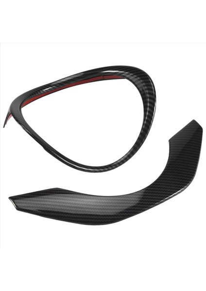 Honda Vezel Hr-V Hrv 2021 2022 Için 2pcs Iç Araç Karbon Fiber Direksiyon Paneli Kapak Trim Dekorasyon Çerçevesi (Yurt Dışından) indirimleri