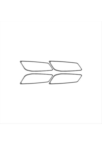 Karbon Fiber Iç Kapı Tutamağı Çerçeve Kapağı Bmw 2 Serisi F44 2020-2023 Iç Aksesuarlar (Yurt Dışından)