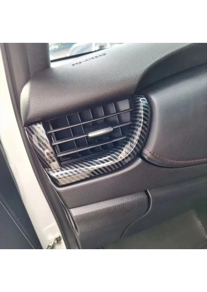 Toyota Fortuner Için 2024 Abs Karbon Fiber Araç Yan Hava Outlet Ac Havalandırma Kapak Dekorasyon Dekorasyon Aksesuarları (Yurt Dışından) indirimleri