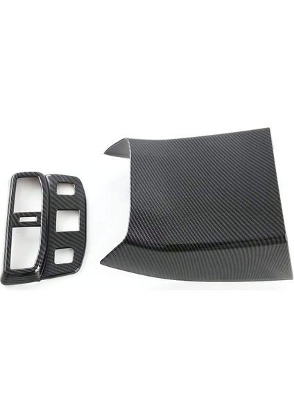 Lexus Rx 350H 450H 500H 2023 2024 Arka Koşul Outlet Kapağı Anti Kick Döşeme Dekorasyon Aksesuarları Abs Karbon (Yurt Dışından)