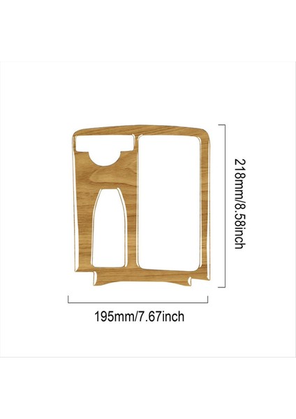 Sarı Ahşap Tahıl Dişli Vardiyalı Panel Döşeme Mercedes Benz W204 2007-2013 W212 2010-2012 (Yurt Dışından) modelleri