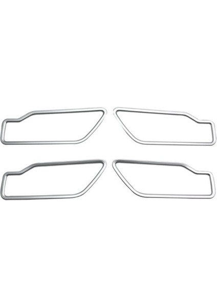 Toyota Prius 60 Serisi 2023 2024 Araba Iç Kapı Kolu Kase Kapak Döşeme Iç Aksesuarları (Gümüş) (Yurt Dışından)