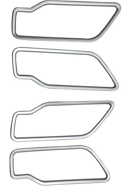 Toyota Prius 60 Serisi 2023 2024 Araba Iç Kapı Kolu Kase Kapak Döşeme Iç Aksesuarları (Gümüş) (Yurt Dışından) fırsatları