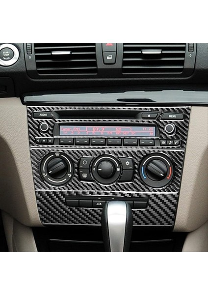 Bmw 1 Serisi Için Karbon Fiber Lhd E87 E81 E82 08-13 Merkez Konsolu Ac Radyo Cd&#39 Si Panel Trim Iç Aksesuarlar A (Yurt Dışından) indirimleri