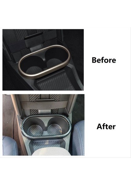 Mini Cooper S F66 / Mini Cooper Cabrio F67 2025 Aksesuarlar Için Ön Kupa Tutucu Kapak Döşeme Abs Karbon Fiber (Yurt Dışından) indirimleri