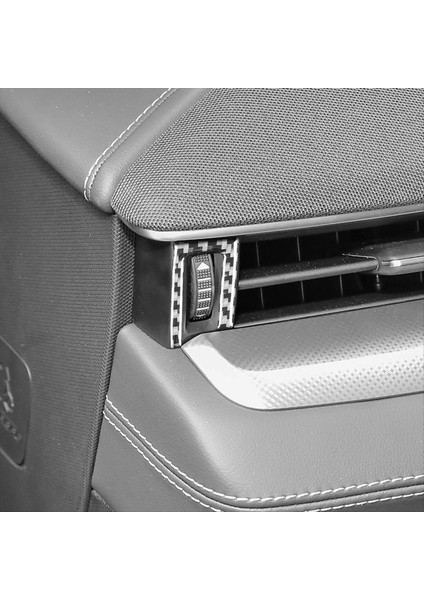 Ford Mustang Mach-E Için Karbon Fiber 2021-2024 Merkez Konsol Hava Çıkış Havalandırma Kapak Döşeme Sticker Iç Aksesuarlar (Yurt Dışından) indirimleri