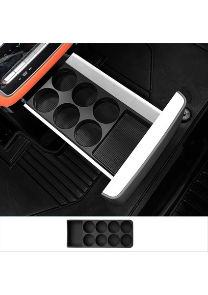 Lider Ideal L9 Buzdolabı Saklama Kutusu Silikon Mat Buzdolabı Sabit Kayma Önleyici Bardak Tutucu Tepsisi Siyah (Yurt Dışından) modelleri