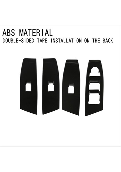 Mazda Cx-50 CX50 2023 Abd Sürüm Araba Pencere Asansör Düğmeleri Cam Anahtar Kapak Çerçevesi Panel Trim Aksesuarları Parlak Siyah (Yurt Dışından) fırsatları