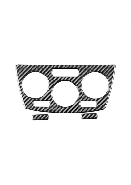 Subaru Forester Için 2009-2012 Yumuşak Karbon Fiber Araç Merkezi Kontrol Hava Çıkışı Kapak Trim Sticker Aksesuarları (Yurt Dışından)