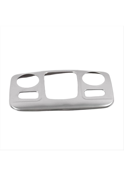 Araç Arka Okuma Işık Kapağı Paslanmaz Çelik Döşeme Çerçevesi Peugeot 5008 4008 Için Araba Iç Aksesuarları (Yurt Dışından)